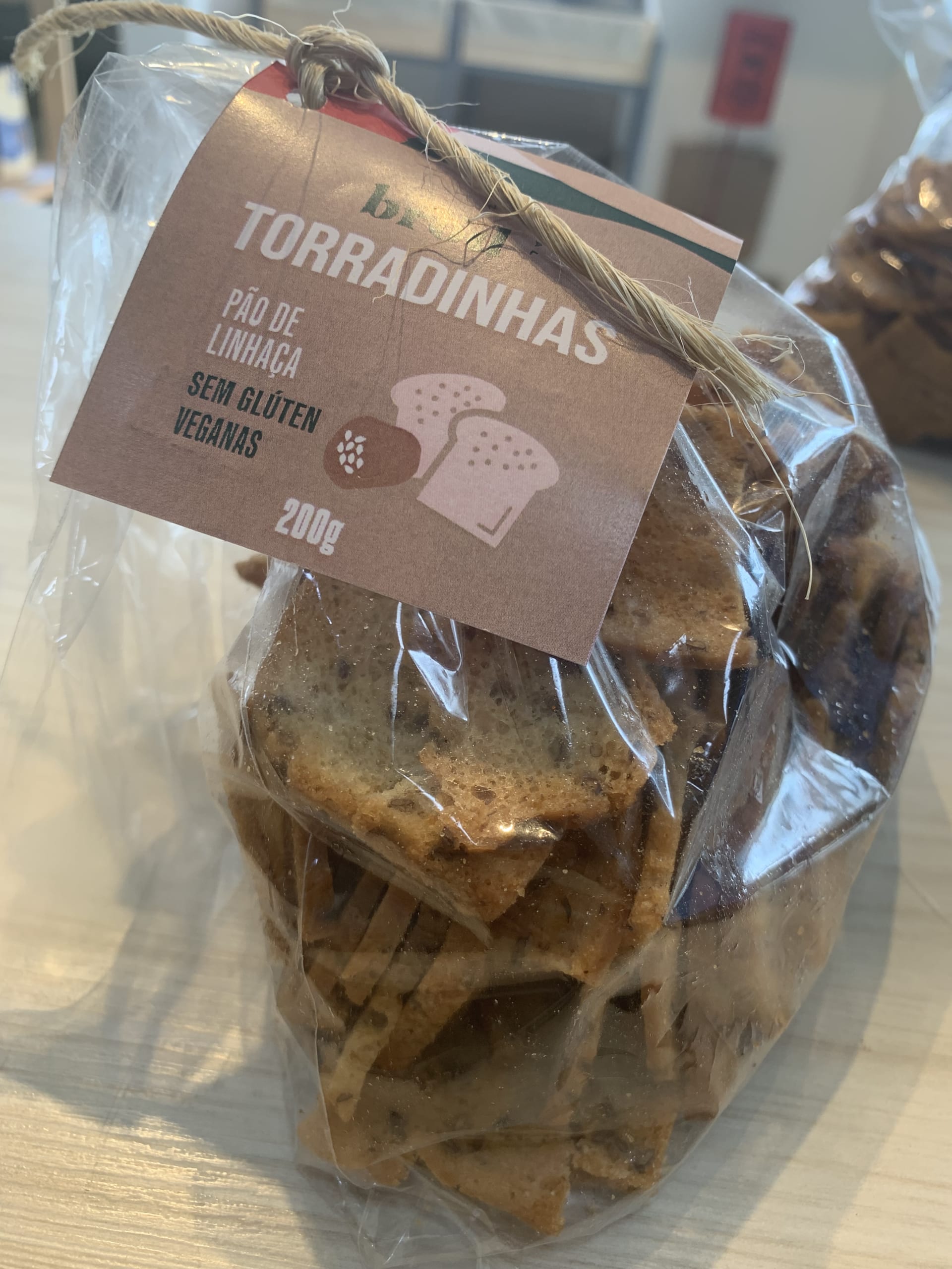 Torradinhas de Pão Linhaça Sem Glúten - 200g